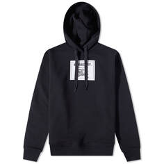 Толстовка Burberry Lyttleton Label Logo Hoody