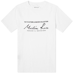 Футболка Martine Rose Classic Logo Tee