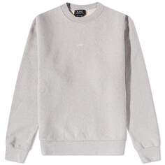 Толстовка A.P.C Steve Central Logo Crew Sweat A.P.C.