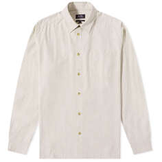 Рубашка A.P.C Malo Logo Flannel Shirt A.P.C.