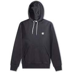 Толстовка Maison Kitsune Grey Fox Head Patch Classic Hoody