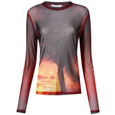 Футболка JW Anderson Long Sleeve Sunset Underpinning Top