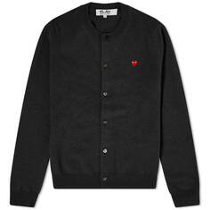 Джемпер Comme de Garcons Play Women&apos;s Small Heart Button Front Cardi