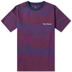 Футболка Uniform Experiment Embroidery Logo Stripe Tee