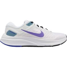 Кроссовки Nike Wmns Air Zoom Structure 24 White Psychic Purple, белый/фиолетовый