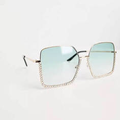 Солнцезащитные очки Public Desire 70s Oversized Metal Frame, серебро