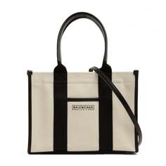 Сумка-тоут BALENCIAGA Small Hardware tote bag, бежевый