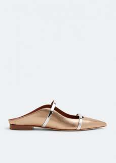 Мюли MALONE SOULIERS Maureen flat mules, золотой