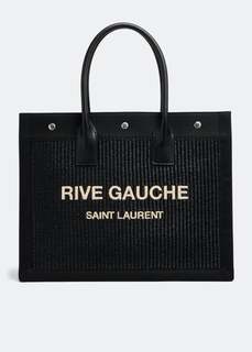 Сумка-тоут SAINT LAURENT Rive Gauche small tote bag, черный