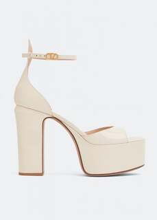 Сандалии VALENTINO GARAVANI Tan-Go platform sandals, белый