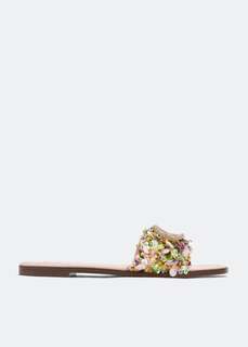 Сандалии VALENTINO GARAVANI VLogo Signature sandals, разноцветный