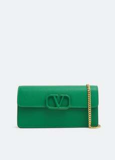 Кошелек VALENTINO GARAVANI VLogo Signature chain wallet, зеленый