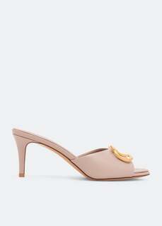 Сандалии VALENTINO GARAVANI VLogo Signature sandals, розовый