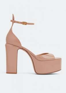 Сандалии VALENTINO GARAVANI Tan-Go platform sandals, бежевый