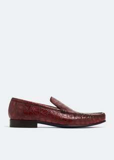 Лоферы FAGGIOLI ATELIER Arona loafers, красный