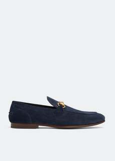 Лоферы GUCCI Jordaan loafers, синий