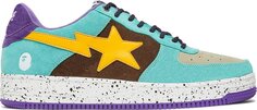 Кроссовки Bapesta #2 Brown Yellow, коричневый