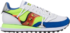 Кроссовки Saucony Jazz DST Abstract Collection - Blue Lime, белый