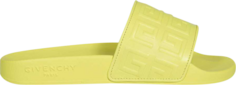 Сандалии Givenchy Wmns Slide 4G - Fluo Yellow, желтый