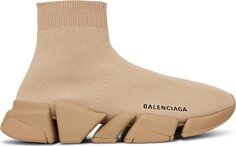 Кроссовки Balenciaga Wmns Speed Sneaker Beige, коричневый