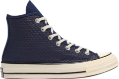 Кроссовки Converse Wmns Chuck 70 High Alt Exploration - Midnight Navy, синий