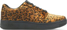 Кроссовки Bapesta Low Leopard Print, коричневый