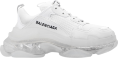 Кроссовки Balenciaga Wmns Triple S Sneaker Clearsole - White, белый