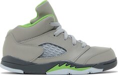 Кроссовки Air Jordan 5 Retro TD Green Bean 2022, серый