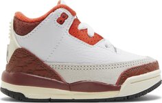 Кроссовки Air Jordan 3 Retro TD Mars Stone, белый