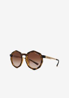 Круглые женские солнцезащитные очки Armani Exchange, узор