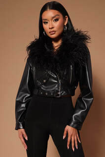 Куртка Fashion Nova ZDFS07061, черный