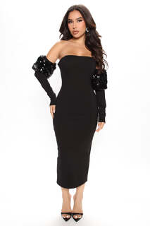 Платье Fashion Nova 74963E, черный