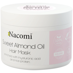 Nacomi маска для волос с миндальным маслом и рисовыми протеинами, 200 мл