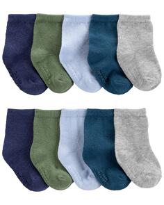 Комплект из 10 носков для малышей Carter&apos;s, мультиколор Carters
