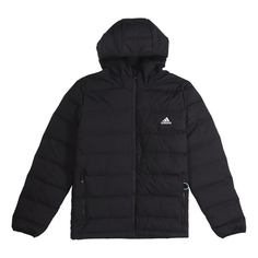 Пуховик Adidas Helionic Ho Jkt Stay Warm Sports hooded Black, Черный