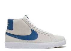 Кроссовки Nike ZOOM BLAZER MID SB &apos;WHITE COURT BLUE&apos;, белый