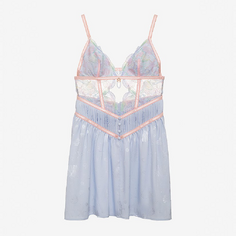 Комбинация Victoria&apos;s Secret For Love &amp; Lemons High Tide Slip, голубой