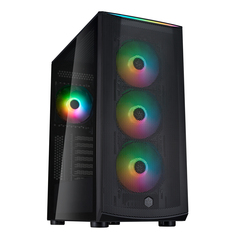 Корпус SilverStone FARA 512Z, Mid Tower, черный