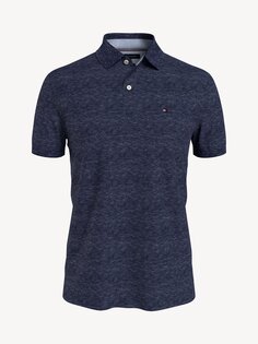 Футболка-поло Tommy Hilfiger Classic Fit Pique, темно-синий