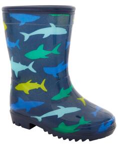Обувь для малышей Резиновые сапоги Shark Carter&apos;s, темно-синий Carters