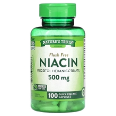 Биологически активная добавка Nature&apos;s Truth ниацин, 500 мг., 100 капсул