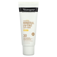 Солнцезащитный крем Neutrogena Purescreen+ Mineral UV Tint Face Liquid SPF 30 с витамином Е, 32 мл.