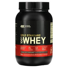 Протеиновый порошок Optimum Nutrition Gold Standard 1 Whey двойной насыщенный шоколад, 907г