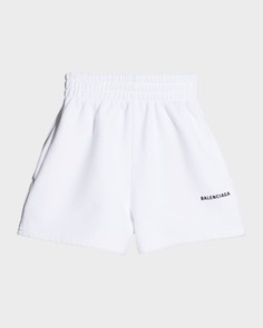 Детские классические шорты-джоггеры с логотипом, размер 2–10 Balenciaga