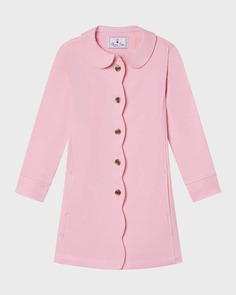 Пальто из пике с фестонами Georgina для девочек, размер XS-XL Classic Prep Childrenswear