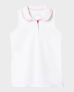 Теннисная рубашка-поло без рукавов Adair для девочек, размер 2–12 Classic Prep Childrenswear