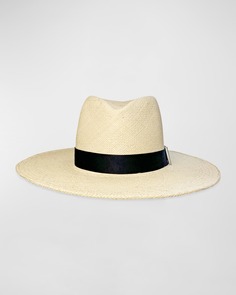 Jeanne Straw Fedora с лентой Gigi Burris