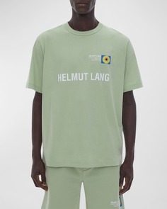 Мужская футболка с фотографическим логотипом Helmut Lang