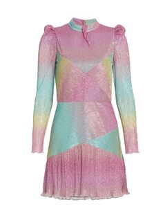 Мини-платье с градиентом цвета металлик Saydee Saylor, разноцветный
