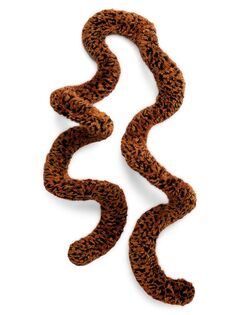 Проволочный шарф Balenciaga, коричневый